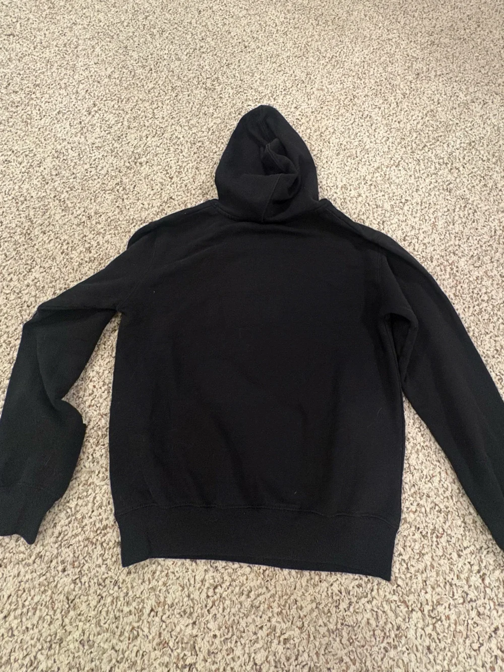 Eighty-Eight Black Hoodie with Yellow Smiley Graphic - Kids Shirts & Tops